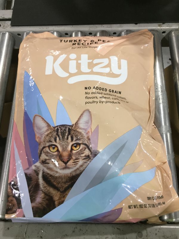 Photo 1 of Amazon Brand – Kitzy Dry Cat Food, No Added Grains (Turkey/Whitefish & Pea Recipe)
BEST BY MAY 2022