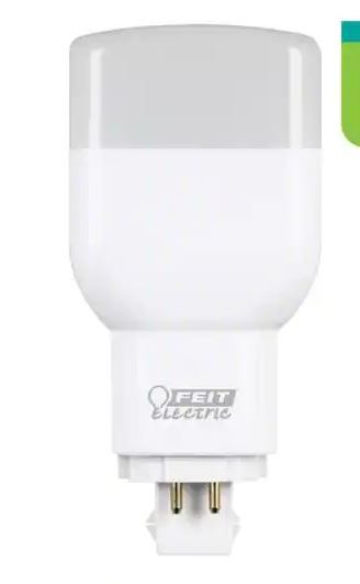 Photo 1 of 26-Watt Equivalent PL Vertical CFLNI 4-Pin Plug-in GX24Q-3 Base CFL Replacement LED Light Bulb, Cool White 4100K
