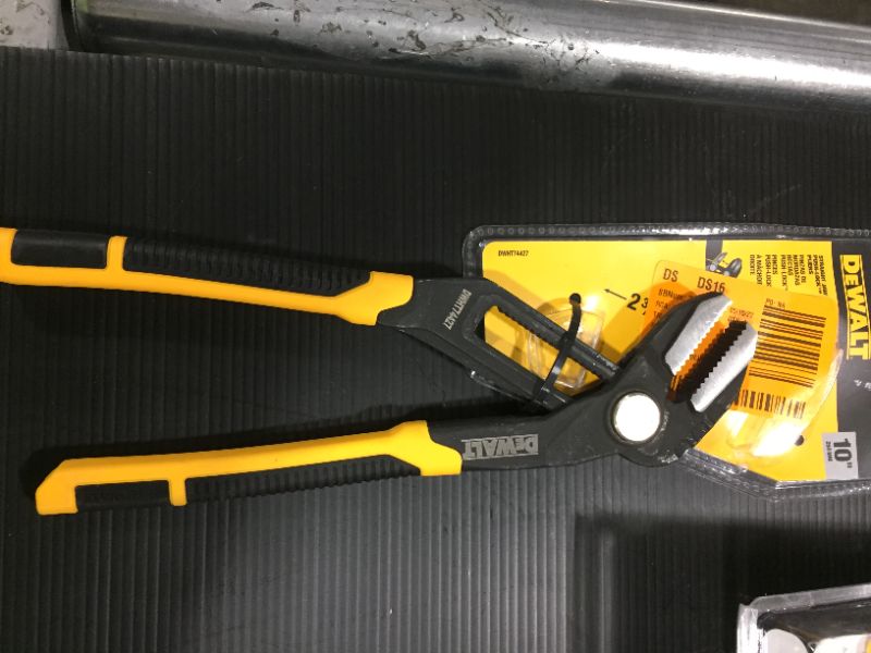 Photo 2 of 10 in. Straight Jaw Pushlock Plier
