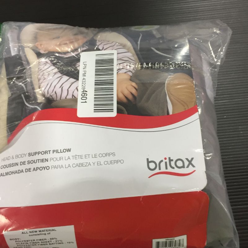 Photo 2 of Britax Adjustable Head and Body Support Pillow for Car Seats and Strollers | Crash Tested + Reversible Fleece and Moisture Wicking Fabric + Machine Washable
