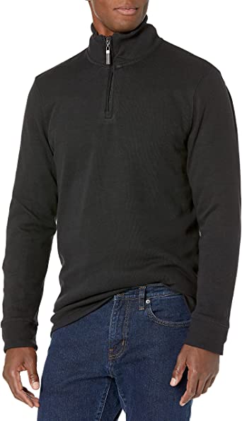 Photo 1 of Amazon Essentials Men's Quarter-Zip French Rib Sweater
SIZE XXL