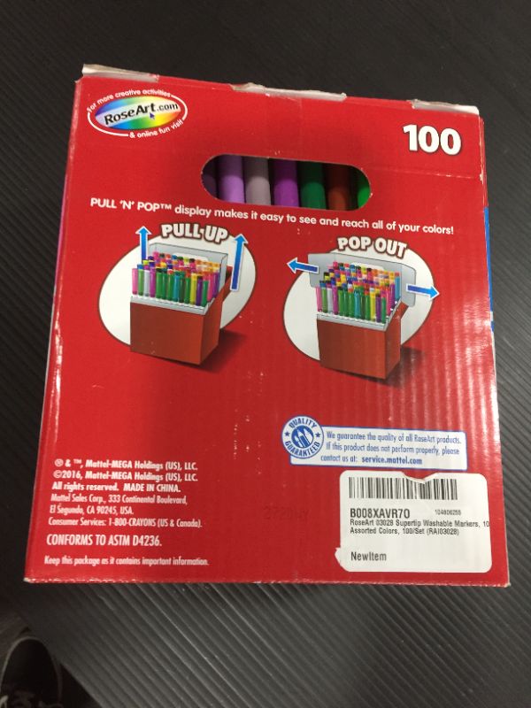 Photo 2 of rose art 100 washable markers