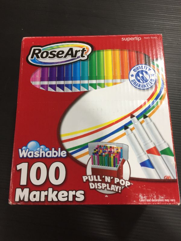 Photo 1 of rose art 100 washable markers