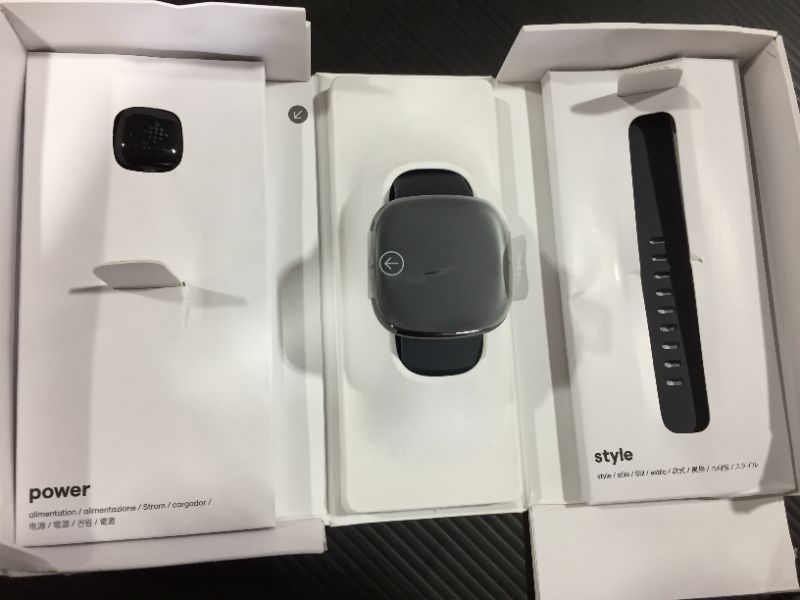 Photo 3 of Fitbit Sense Carbon Strap Smart Watch 39mm
