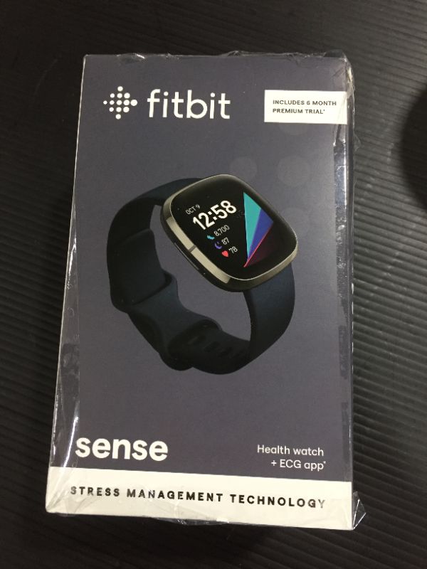 Photo 2 of Fitbit Sense Carbon Strap Smart Watch 39mm
