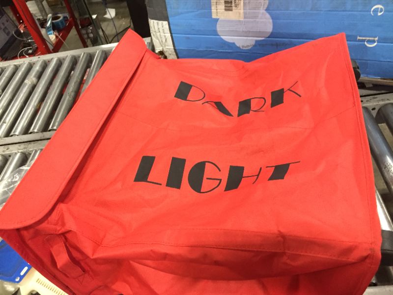 Photo 2 of "dark light" red rolling bag 