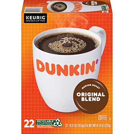 Photo 1 of Dunkin' Original Blend Medium Roast Coffee, 88 Count K-Cup Pods
4 PACK!!