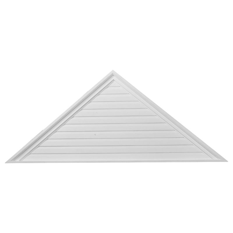Photo 1 of 48 W X 24 H X 1 1/8 P Pitch 12/12 Triangle Gable Vent Non-Functional
