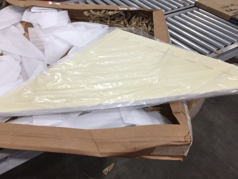 Photo 1 of 48 W X 24 H X 1 1/8 P Pitch 12/12 Triangle Gable Vent Non-Functional
