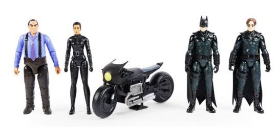 Photo 1 of DC Comics Batman Batcycle Pack with 4 Figures

