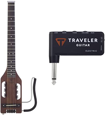 Photo 1 of Traveler Guitar Ultra-Light Acoustic Acoustic-Electric Guitar & TGA-1E Electric Headphone Amp, Ambidextrous
