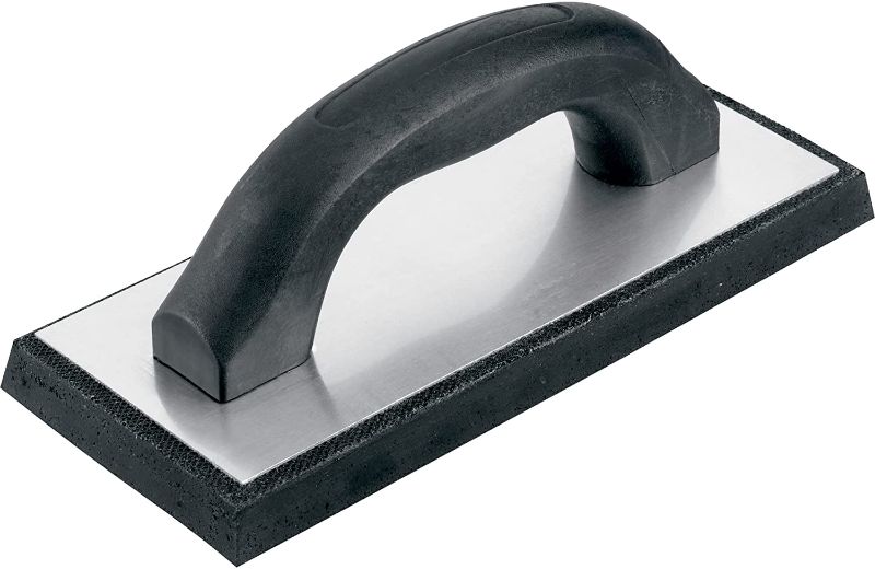 Photo 1 of 4 in. x 9.5 in. Molded Rubber Grout Float with Non-Stick Gum Rubber
