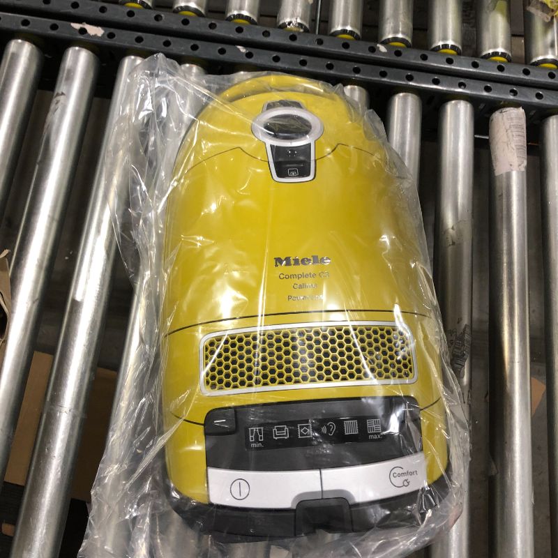 Photo 2 of Miele Complete C3 Calima Canister Vacuum-Corded, Curry Yellow