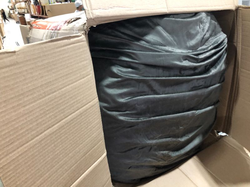 Photo 2 of Chill Sack Bean Bag Chair: Giant 5' Memory Foam Furniture Bean Bag - Big Sofa with Soft Micro Fiber Cover - Charcoal
