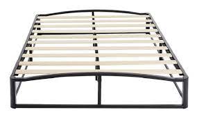 Photo 1 of 6'' Modern Metal Platform Bed with Wood Slat Support--- twin
