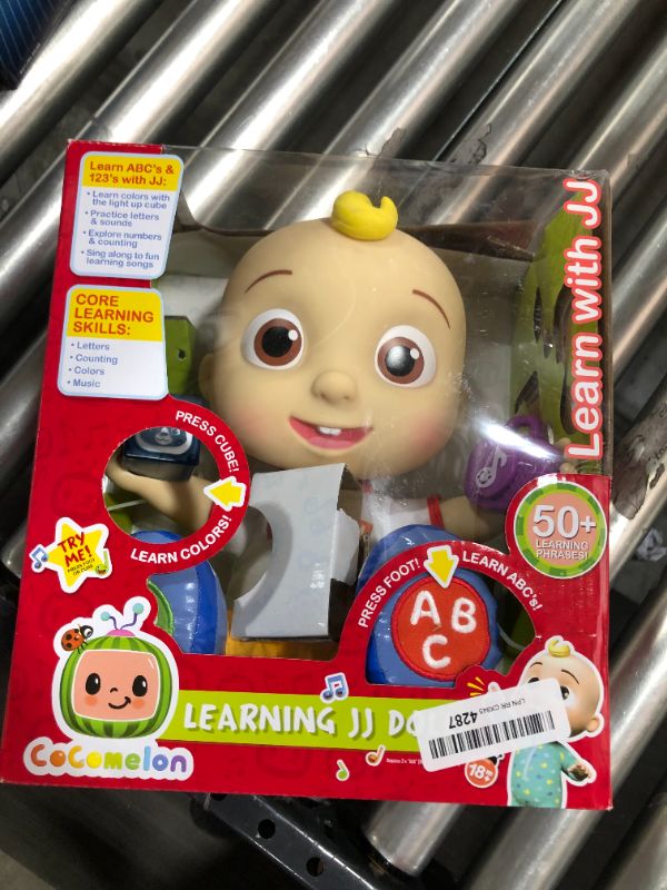 Photo 2 of Cocomelon Interactive Learning JJ Doll with Lights Sounds and Music