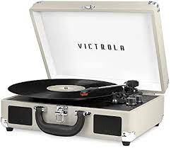 Photo 1 of Victrola Vintage 3-Speed Bluetooth Portable Suitcase Record Player with Built...
