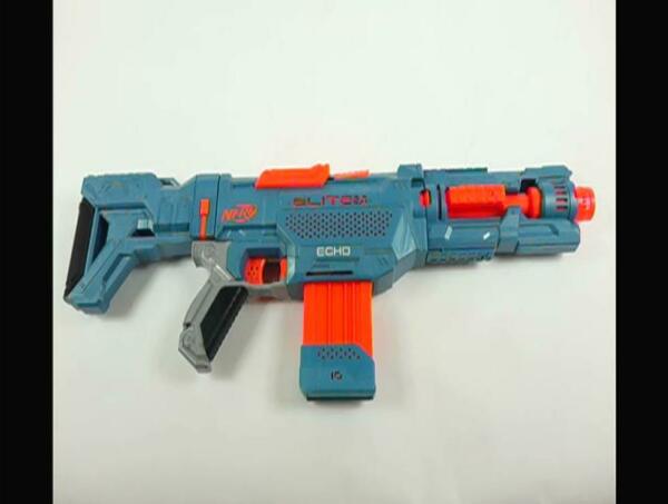 Photo 1 of NERF Elite 2.0 Echo CS-10 Blaster -- 24 Official Darts, 10-Dart Clip, Removable 195166102412
