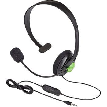 Photo 1 of Insignia - Wired Chat Headset for Xbox One - Black
