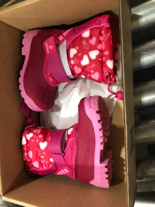 Photo 2 of limerence pink kids snow boots--- size 23/24