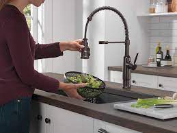 Photo 1 of Delta Faucet Theodora Single-Handle Commercial Style Kitchen Sink Faucet with
