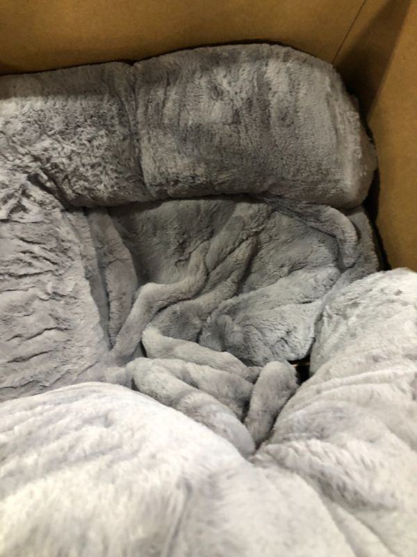 Photo 2 of 36*27.5in Small Faux Fur Dog Bed