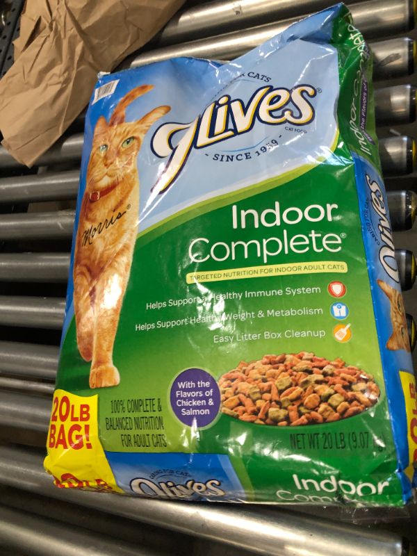 Photo 1 of 9Lives Indoor Complete Cat Food, 20-Pound Bag
BEST BY: 01/23/2023
