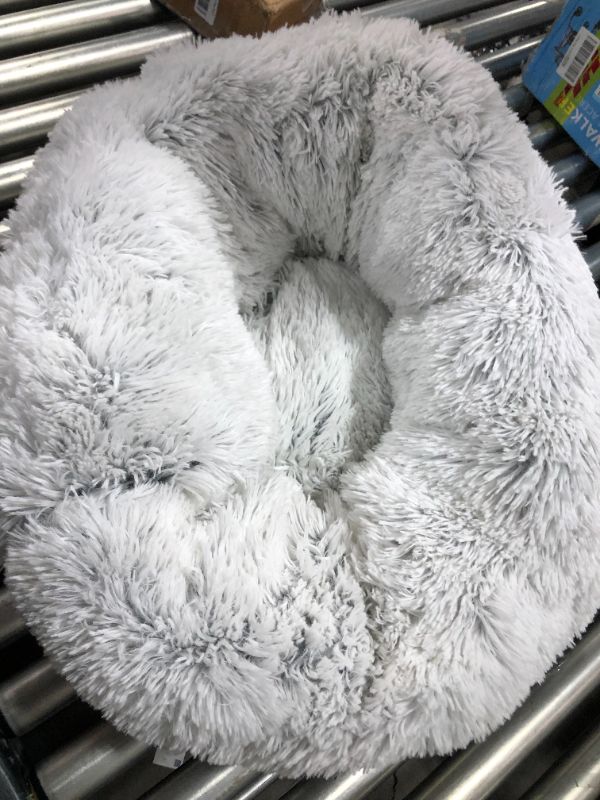 Photo 1 of 24in Small Faux Fur Dog Bed