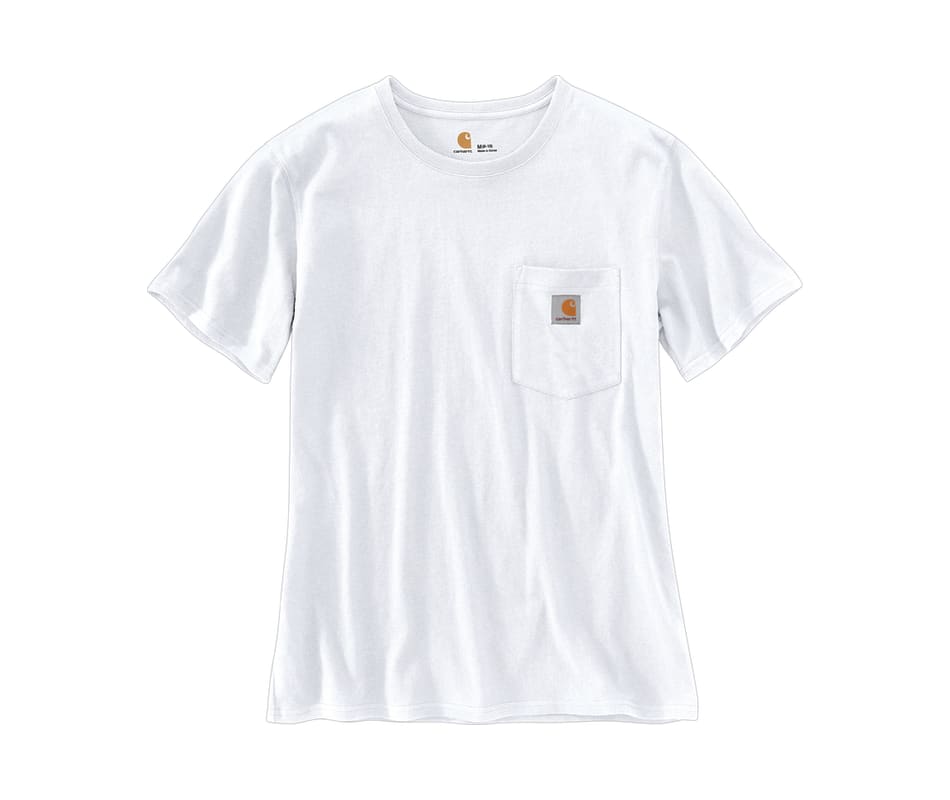 Photo 1 of Women's Wk87 Workwear Pocket T-shirt - White - Medium Regular--- medium
