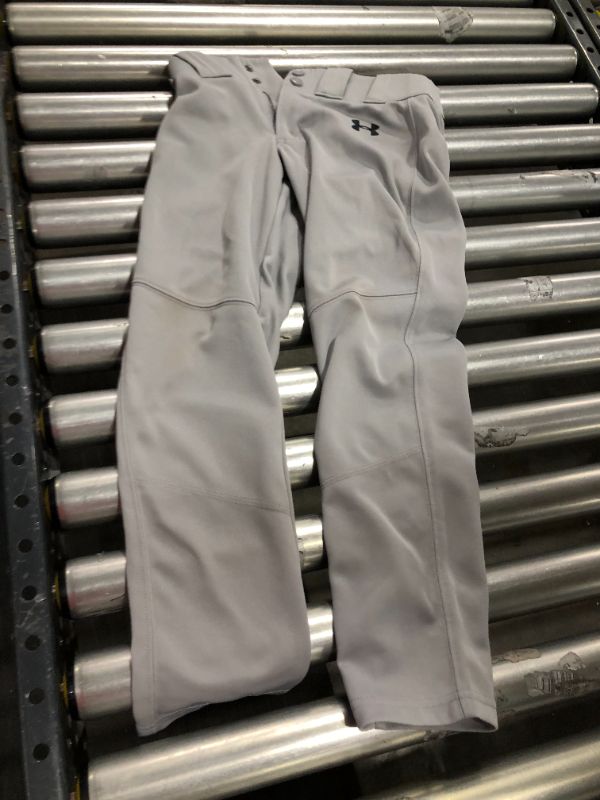 Photo 1 of under armour baseball pants grey--- size youth small - medium