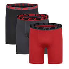 Photo 1 of New Balance Boy's Underwear, Performance Boxer Briefs--- medium