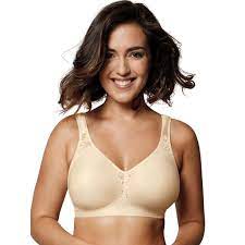 Photo 1 of Playtex Women's 18 Hour Seamless Comfort Flex Wirefree Bra, Light Beige, 36B
