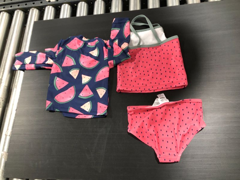 Photo 2 of Simple Joys by Carter's Toddlers and Baby Girls' 3-Piece Assorted Rashguard Sets--- 18m
