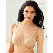 Photo 1 of Bali Women's One Smooth U Ultra LightIllusion Neckline Underwire Bra Nude Size 34DD
