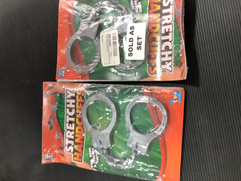 Photo 1 of Stretchy Handcuffs Toy 2pk