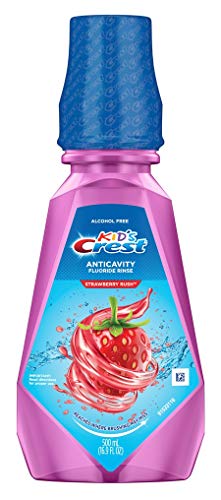 Photo 1 of Crest Rinse Anti-Cavity Fluoride Strawberry 16.9 Ounce (500ml)