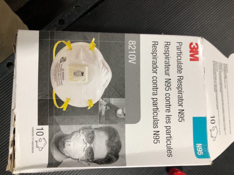 Photo 2 of 3M 8210V Valved Respirator Mask 10/box
