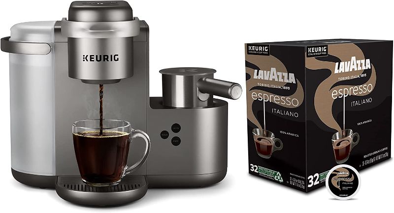 Photo 1 of Keurig K-Cafe Special Edition Single Serve Coffee Maker with Lavazza Espresso Italiano,
