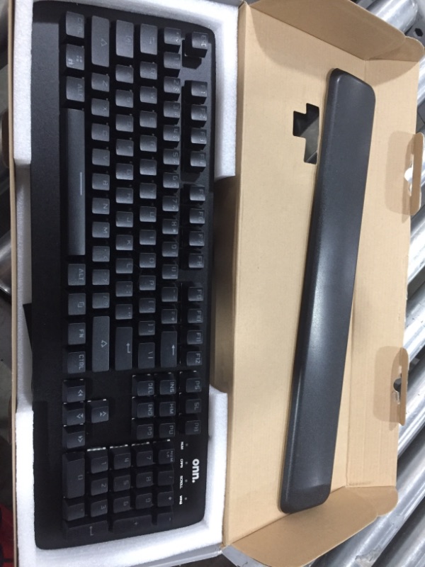 Photo 1 of onn. Gaming Mechanical Keyboard with Blue Switches, Adjustable 16.8M LED Lighting (Software for Windows Only)

