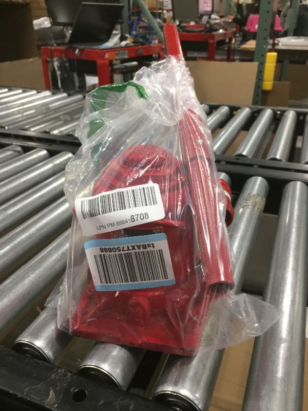 Photo 2 of BIG RED T92003B Torin Hydraulic Welded Bottle Jack, 20 Ton (40,000 lb) Capacity, Red
