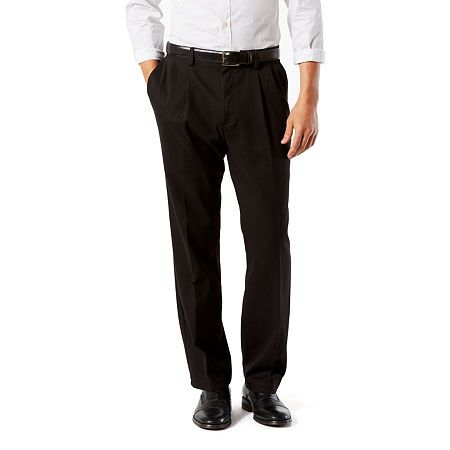 Photo 1 of Dockers Men's Easy Classic Pleated Fit Khaki Stretch Pants
