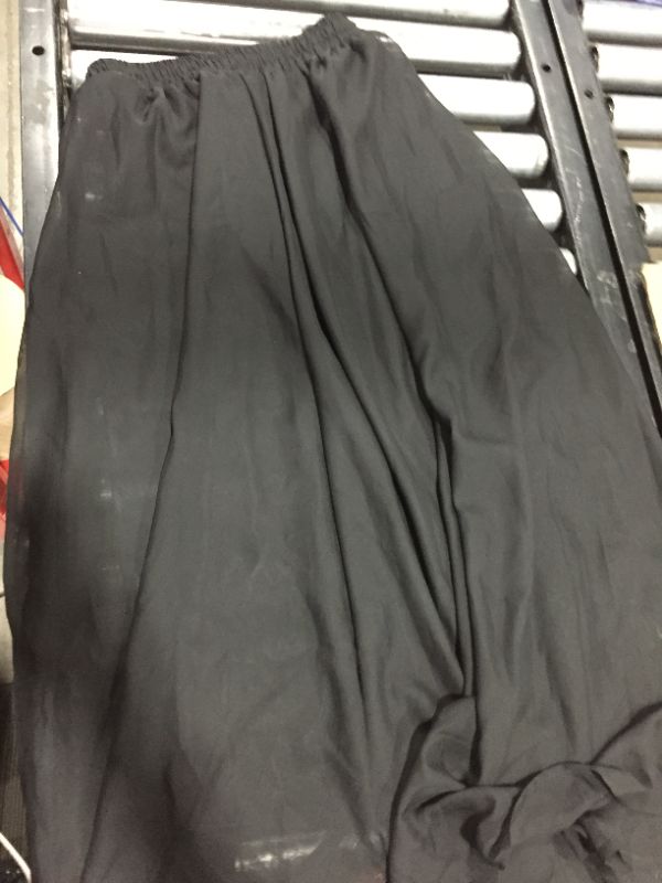 Photo 1 of Black long skirt. Size Med.