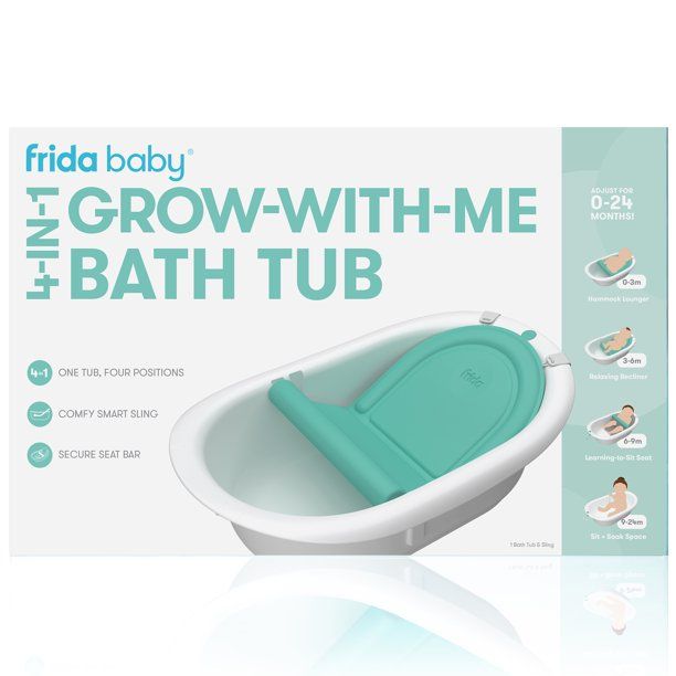 Photo 1 of 4-in-1 Grow-With-Me Bath Tub by Frida Baby
