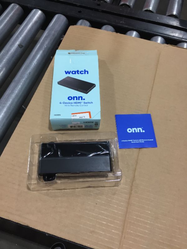 Photo 2 of onn.4-Port HDMI Switch, Connect Multiple Devices: DVD/Blu-Ray Players, Gaming Consoles, Laptops
