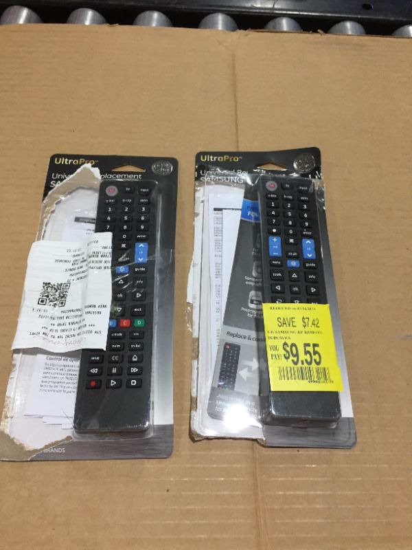 Photo 2 of GE 4 Device Universal Remote Control, Samsung Replacement, 44235 PACK OF 2 
