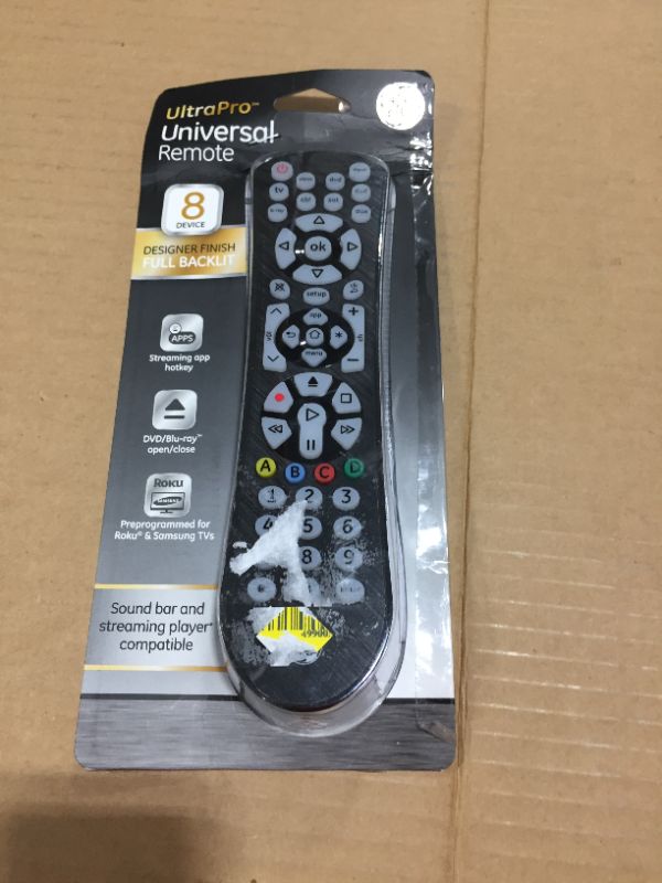 Photo 2 of GE 8-Device Backlit Universal Remote Control, 41567
