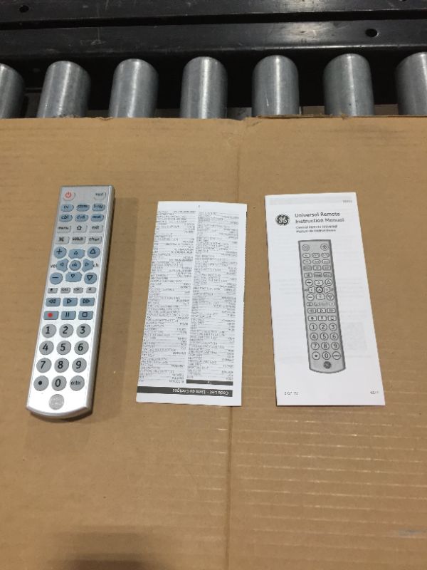 Photo 2 of GE 6-Device Universal Remote Control, Backlit, Silver, 33712
