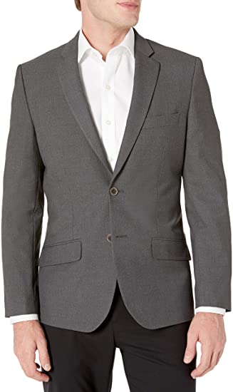 Photo 1 of Amazon Essentials Men's Long-Sleeve Button-Front Slim-fit Stretch Blazer SIZE XL
