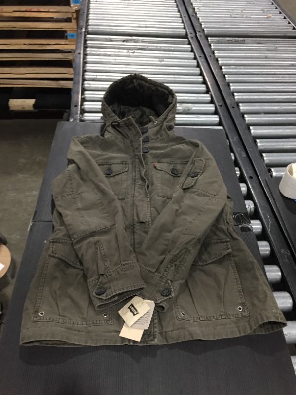 Photo 1 of Levi's Women's Cotton Four Pocket Hooded Field Jacket SIZE LARGE 
