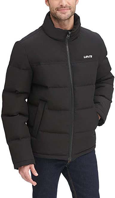 Photo 1 of Levi's mens Arctic Cloth Retro Bubble Puffer Jacket SIZE LARGE 
